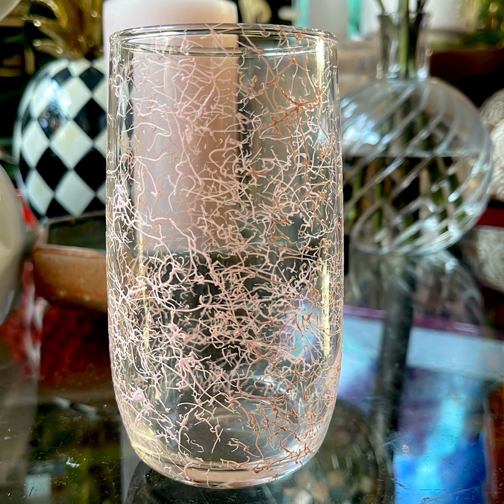 Vintage Hazel Atlas spaghetti string drinking glass - Picture 2 of 6